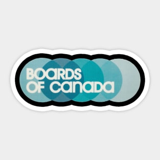 Downtempo boardsofcanada Sticker